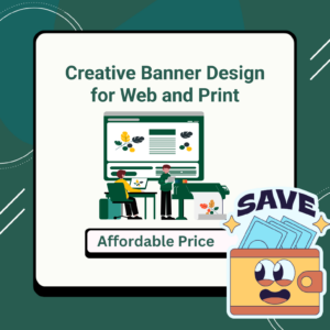 Creative Banner Design for Web and Print