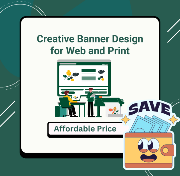 Creative Banner Design for Web and Print